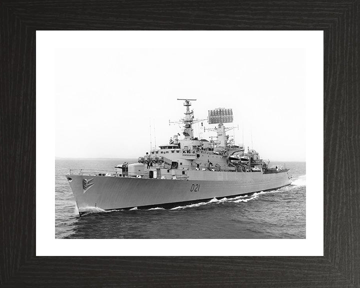 HMS Norfolk D21 Royal Navy County class destroyer Photo Print or Framed Photo Print - Hampshire Prints