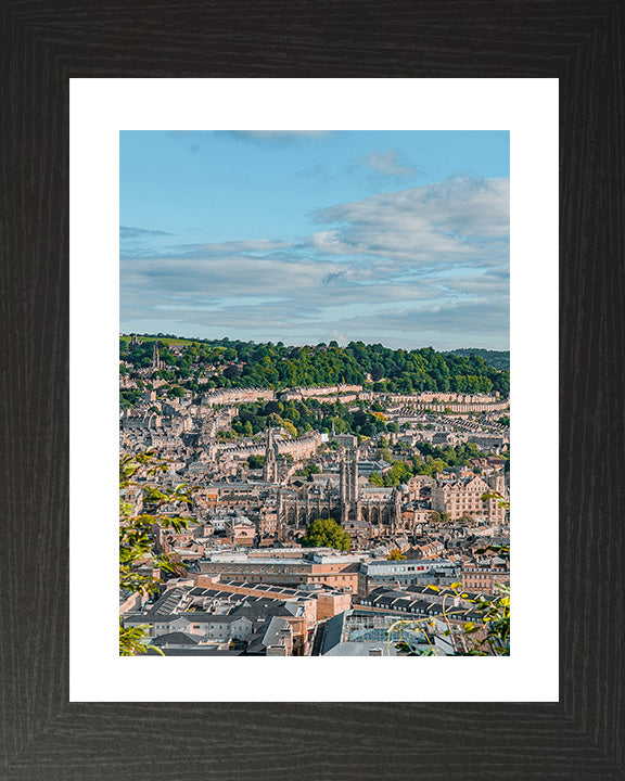 Bath Somerset from above Photo Print - Canvas - Framed Photo Print - Hampshire Prints