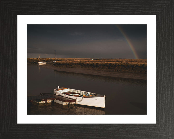 Rainbow over Blakeney Marshes Norfolk Photo Print - Canvas - Framed Photo Print - Hampshire Prints