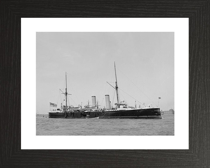 HMS Magicienne 1890 Royal Navy Marathon class Cruiser Photo Print or Framed Print - Hampshire Prints