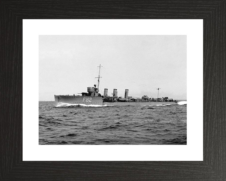 HMS Thisbe F82 Royal Navy R class destroyer Photo Print or Framed Print - Hampshire Prints