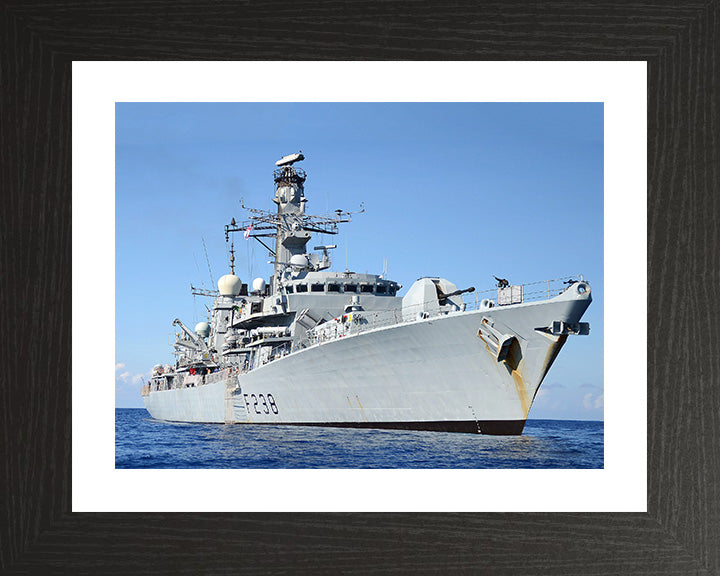 HMS Northumberland F238 Royal Navy type 23 Frigate Photo Print or Framed Print - Hampshire Prints