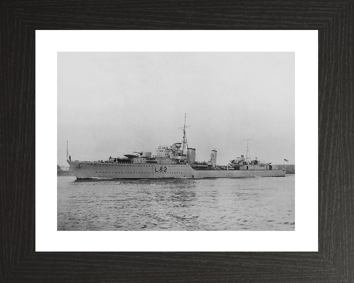 HMS Sikh L82 (F82) Royal Navy Tribal class destroyer Photo Print or Framed Print - Hampshire Prints