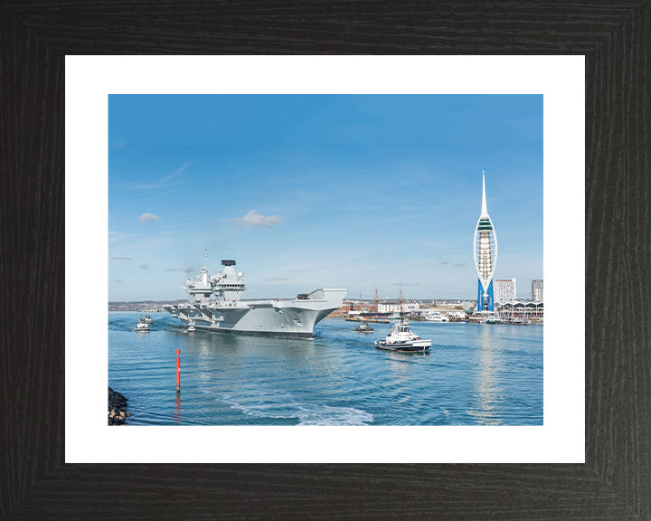 HMS Queen Elizabeth R08 | Photo Print | Framed Print | Queen Elizabeth Class | Aircraft Carrier | Royal Navy - Hampshire Prints