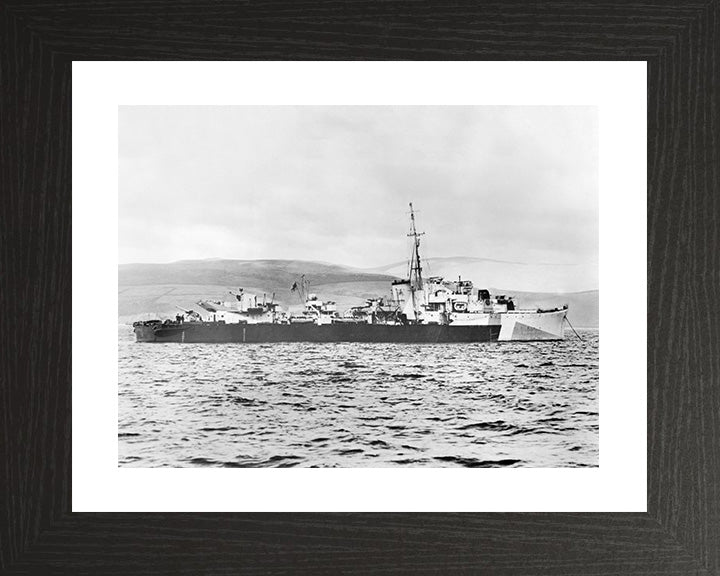 HMS Obedient G48 Royal Navy O class destroyer Photo Print or Framed Print - Hampshire Prints