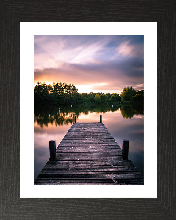 Lakeside Country Park Southampton at sunset Photo Print - Canvas - Framed Photo Print - Hampshire Prints