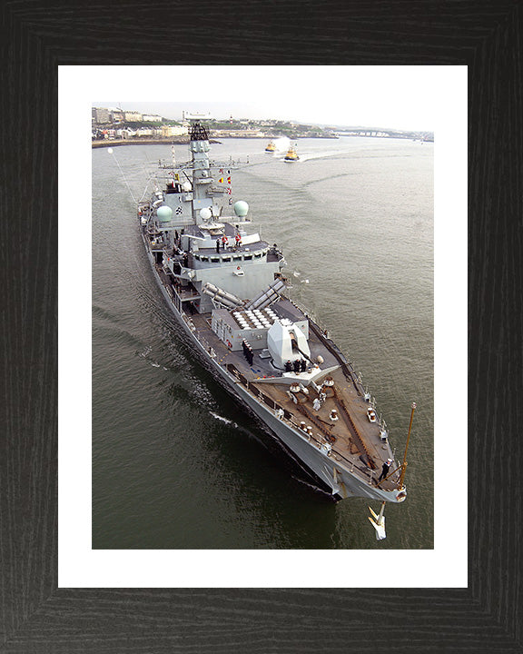 HMS Norfolk F230 Royal Navy type 23 Frigate Photo Print or Framed Print - Hampshire Prints