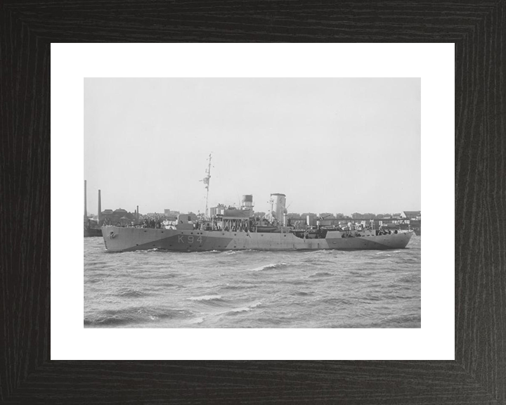 HMS Columbine K94 Royal Navy Flower class corvette Photo Print or Framed Print