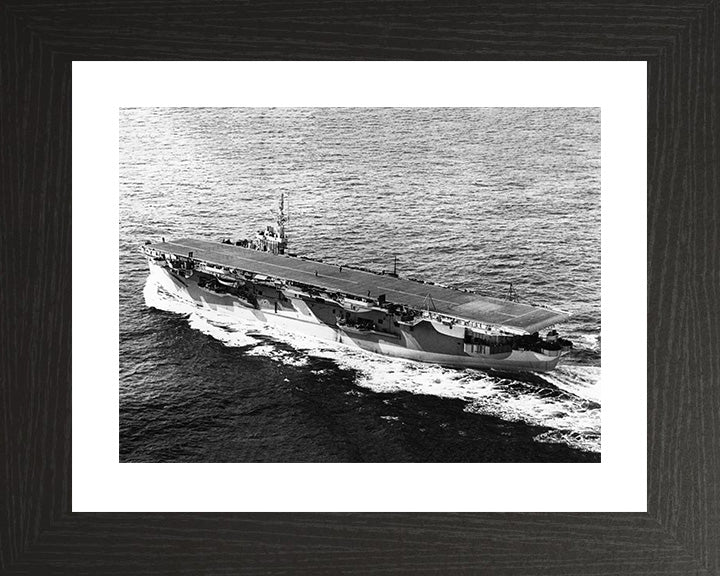 HMS Ruler D72 Royal Navy Ruler class escort carrier Photo Print or Framed Print - Hampshire Prints