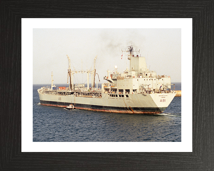 RFA Brambleleaf A81 Royal Fleet Auxiliary Leaf class support tanker Photo Print or Framed Print - Hampshire Prints