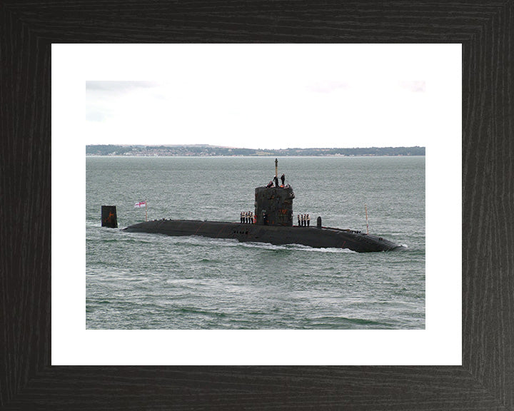 HMS Trafalgar S107 Royal Navy Trafalgar class Submarine Photo Print or Framed Print - Hampshire Prints