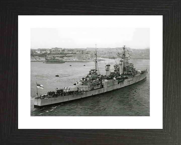 HMS Superb (25) Royal Navy Minotaur class light cruiser Photo Print or Framed Photo Print - Hampshire Prints