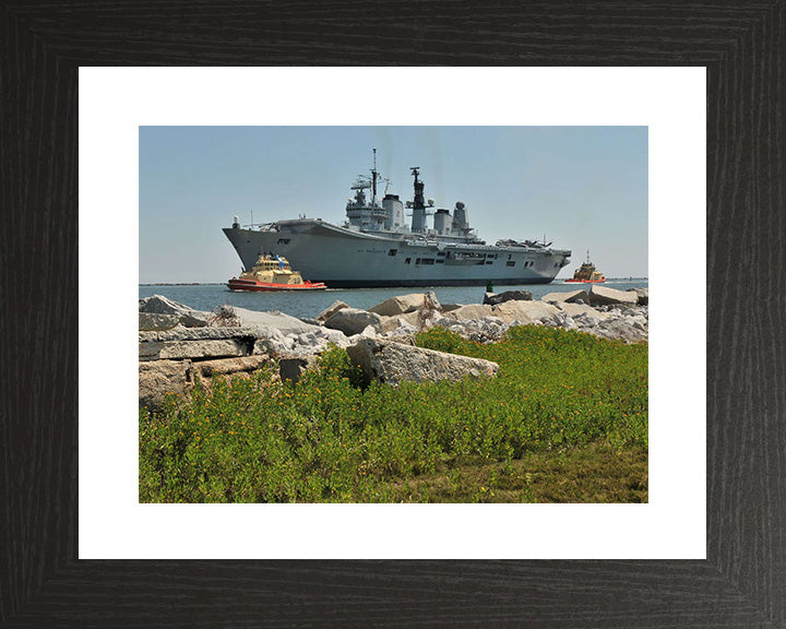 HMS Ark Royal R07 Royal Navy Invincible class aircraft Carrier Photo Print or Framed Print - Hampshire Prints