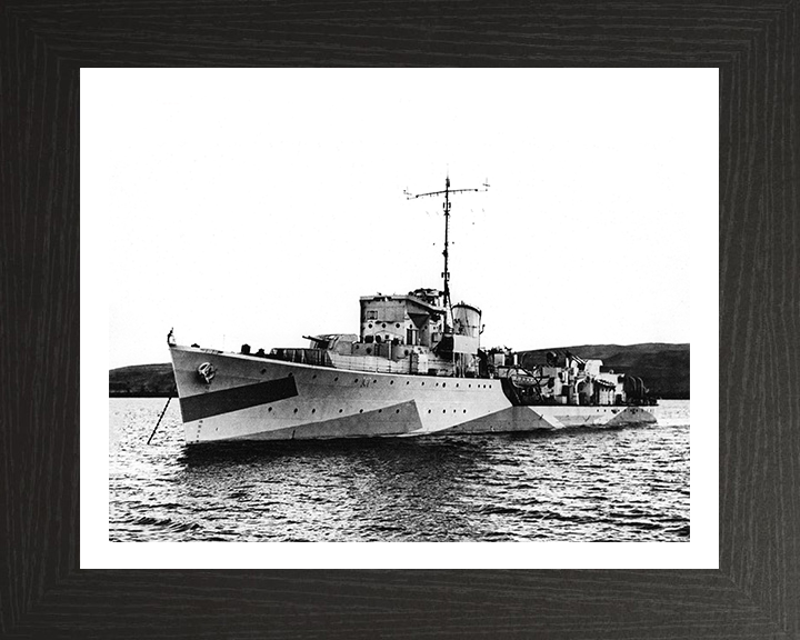 HMS Goathland L27 Royal Navy Hunt class destroyer Photo Print or Framed Print - Hampshire Prints