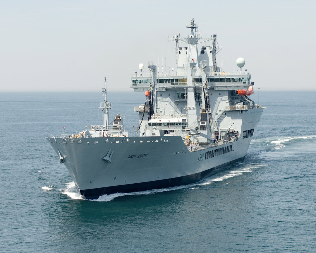 RFA Wave Knight A389 Royal Fleet Auxiliary Wave class fast fleet tanker Photo Print or Framed Print - Hampshire Prints