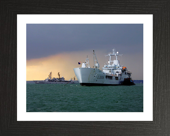 RFA Sir Galahad L3005 Royal Fleet Auxiliary Round Table class ship Photo Print or Framed Print - Hampshire Prints