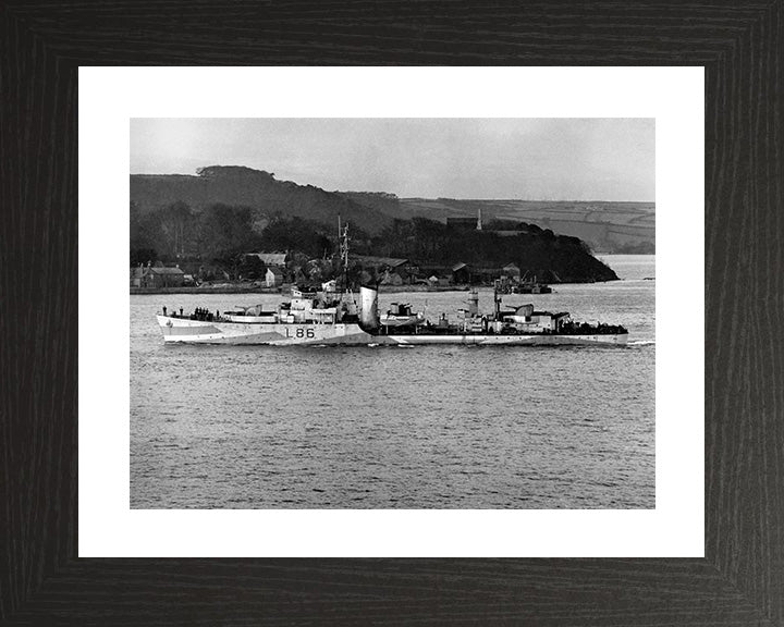 HMS Wensleydale L86 Royal Navy Hunt class destroyer Photo Print or Framed Print - Hampshire Prints