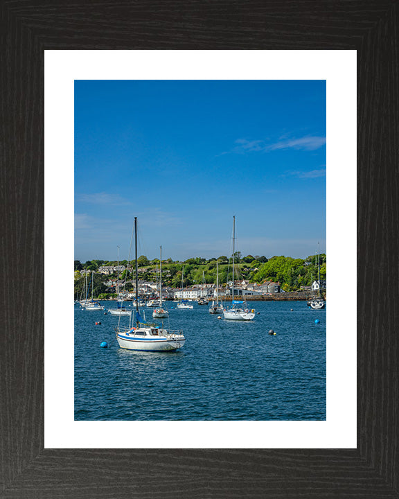 Falmouth harbour Cornwall in summer Photo Print - Canvas - Framed Photo Print - Hampshire Prints