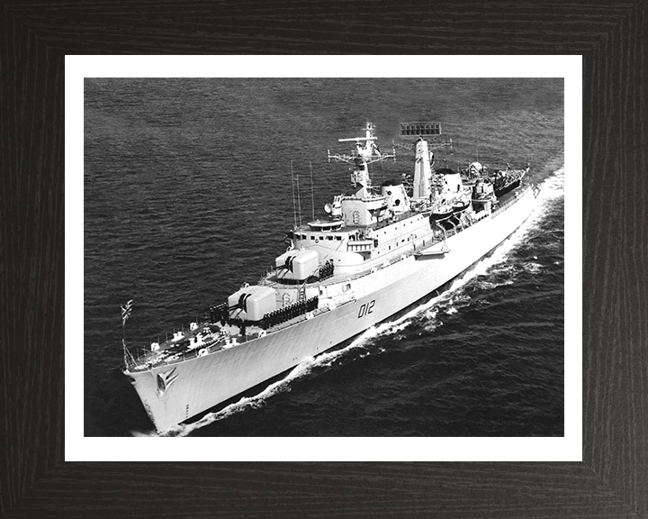 HMS Kent D12 Royal Navy County class destroyer Photo Print or Framed Print - Hampshire Prints