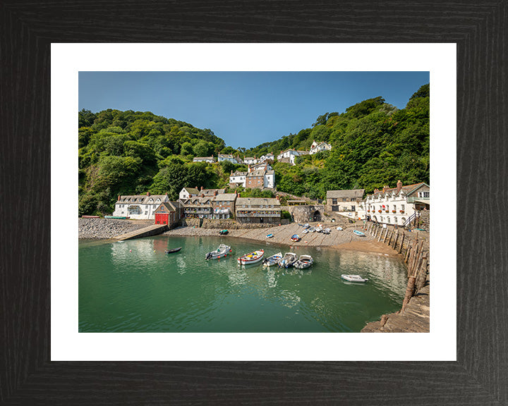 Clovelly harbour Devon in summer Photo Print - Canvas - Framed Photo Print - Hampshire Prints