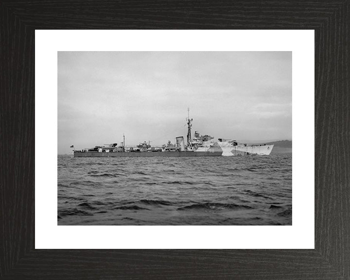 HMS Wrangler R48 Royal Navy W Class destroyer Photo Print or Framed Print - Hampshire Prints