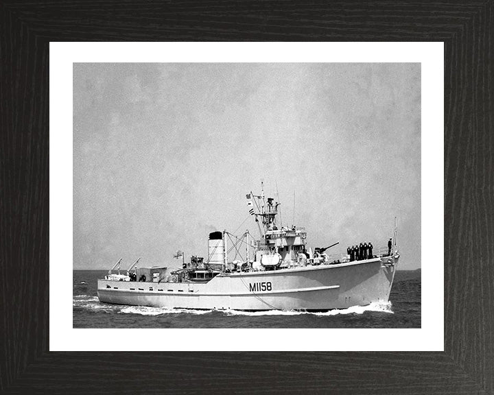 HMS Laleston M1158 Royal Navy Ton Class Minesweeper Photo Print or Framed Print - Hampshire Prints