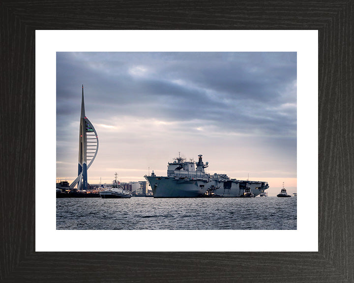 HMS Ocean L12 Royal Navy helicopter carrier Photo Print or Framed Print - Hampshire Prints