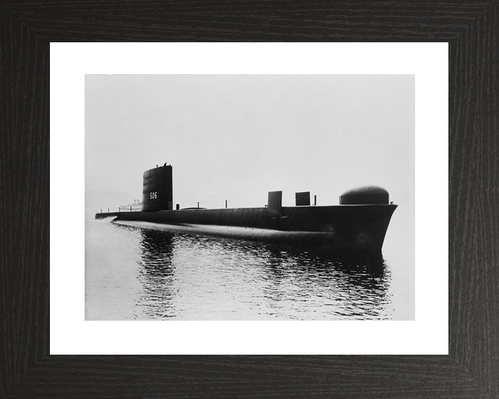 HMS Cachalot S06 Royal Navy Porpoise class Submarine Photo Print or Framed Print - Hampshire Prints