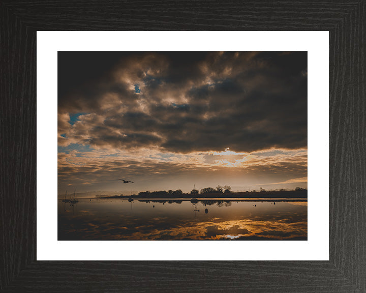 The River Exe Devon at sunset Photo Print - Canvas - Framed Photo Print - Hampshire Prints