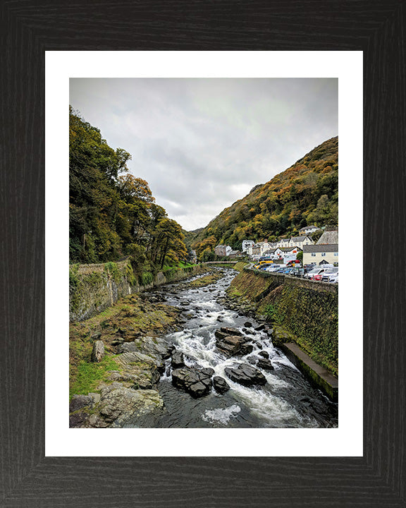 River flowing through Lynmouth Devon Photo Print - Canvas - Framed Photo Print - Hampshire Prints