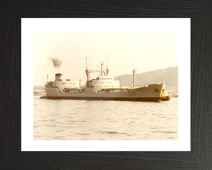 RFA Plumleaf A78 Royal Fleet Auxiliary Leaf class support tanker Photo Print or Framed Print - Hampshire Prints