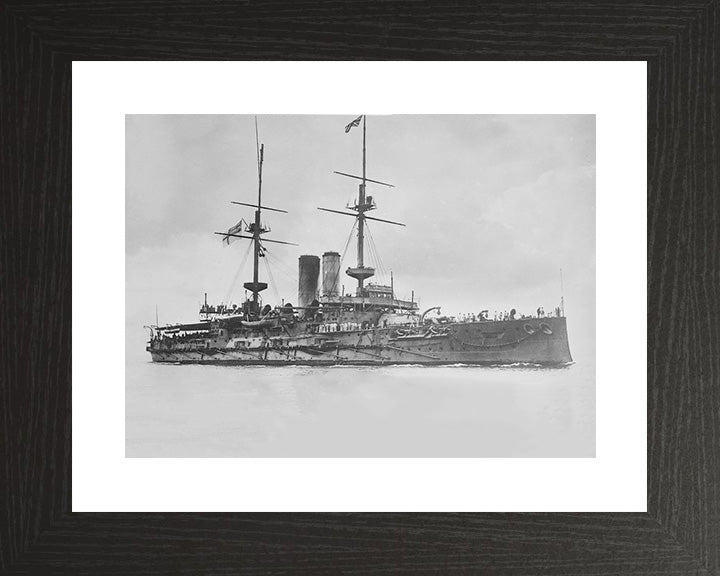 HMS Glory (1899) Royal Navy pre dreadnought Photo Print or Framed Print - Hampshire Prints