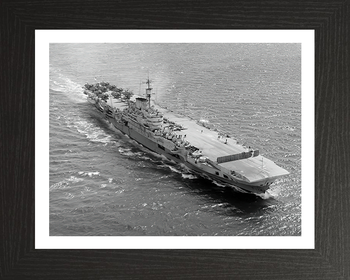 HMS Indefatigable R10 Royal Navy Implacable Class Aircraft Carrier Photo Print or Framed Print - Hampshire Prints