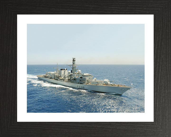 HMS Northumberland F238 Royal Navy type 23 Frigate Photo Print or Framed Print - Hampshire Prints