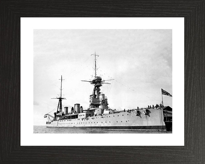 HMS New Zealand (1911) Royal Navy Indefatigable class battlecruiser Photo Print or Framed Photo Print - Hampshire Prints