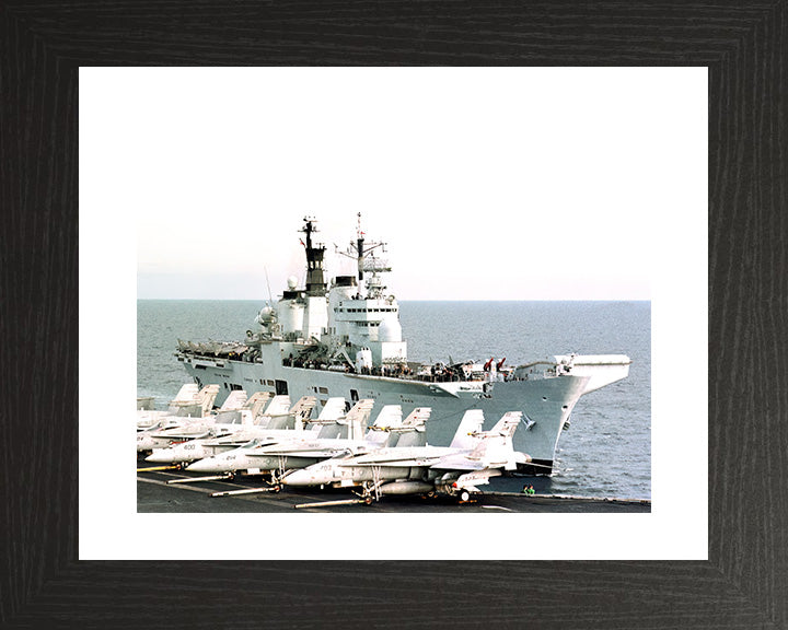 HMS Illustrious R06 Royal Navy Invincible class Aircraft Carrier Photo Print or Framed Print - Hampshire Prints