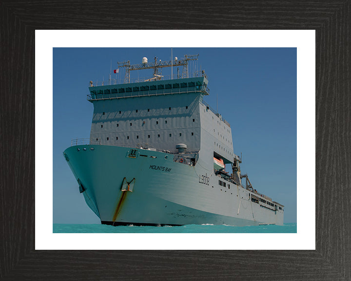 RFA Mounts Bay L3008 Royal Fleet Auxiliary Bay class auxiliary dock landing ship Photo Print or Framed Print - Hampshire Prints