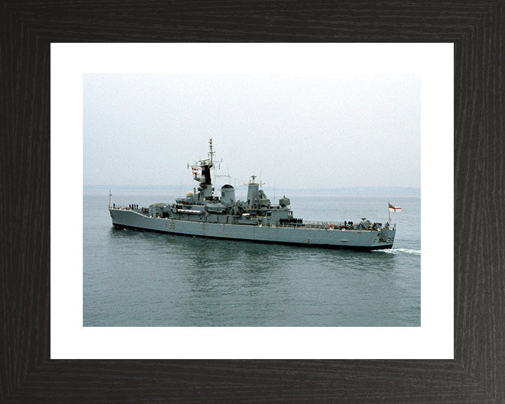 HMS Naiad F39 Royal Navy Leander class frigate Photo Print or Framed Photo Print - Hampshire Prints