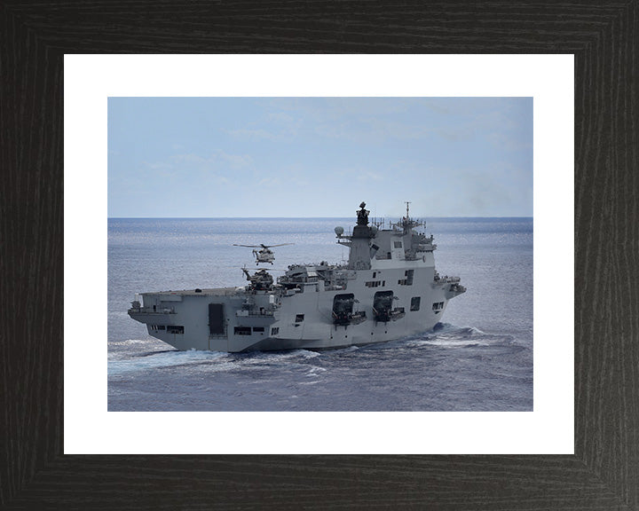 HMS Ocean L12 Royal Navy helicopter carrier Photo Print or Framed Print - Hampshire Prints