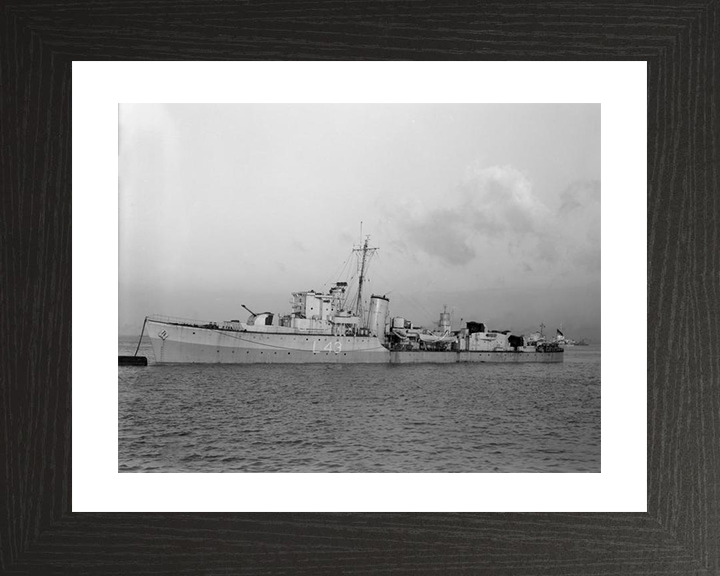 HMS Blackmore L43 Royal Navy Hunt class escort destroyer Photo Print or Framed Print - Hampshire Prints