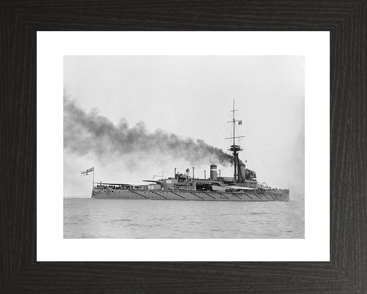HMS Hercules (1910) Royal Navy Colossus class battleship Photo Print or Framed Print - Hampshire Prints