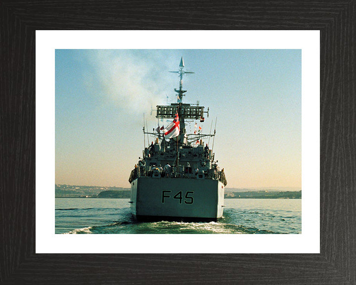 HMS Minerva F45 Royal Navy Leander class Frigate Photo Print or Framed Print - Hampshire Prints