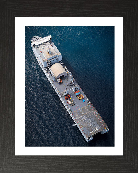 RFA Mounts Bay L3008 Royal Fleet Auxiliary Bay class auxiliary dock landing ship Photo Print or Framed Print - Hampshire Prints