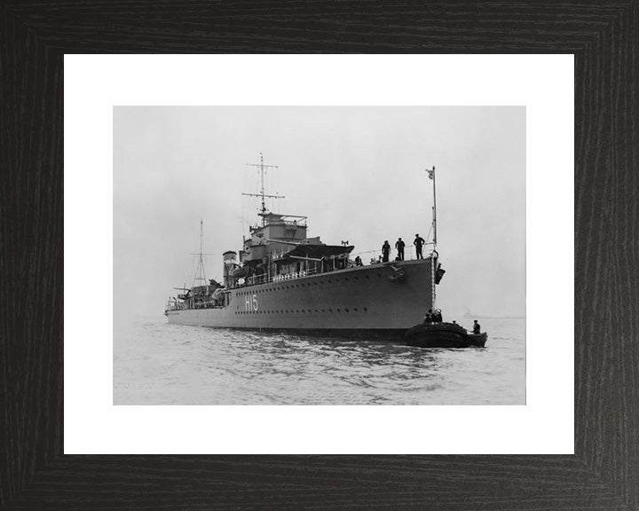 HMS Esk H15 Royal Navy E Class destroyer Photo Print or Framed Print - Hampshire Prints