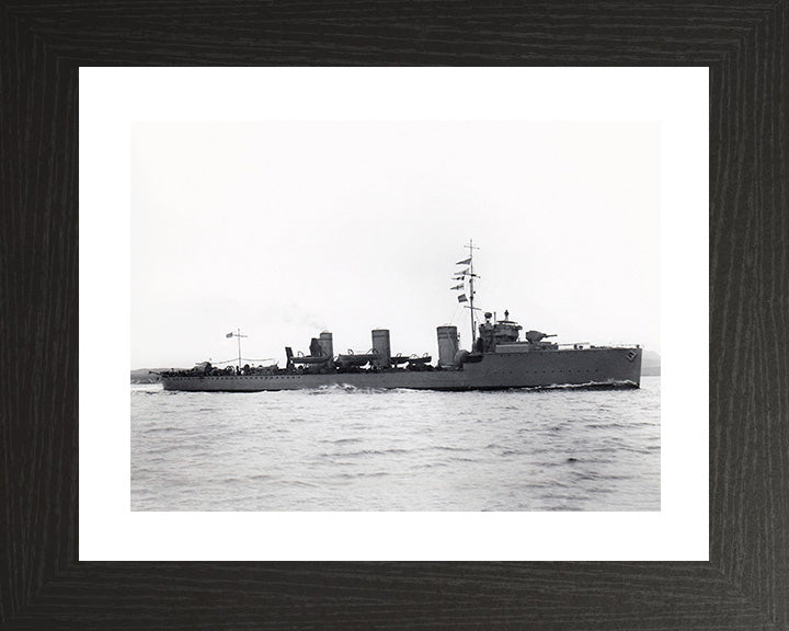 HMS Scourge 1910 Royal Navy Beagle class destroyer Photo Print or Framed Print - Hampshire Prints