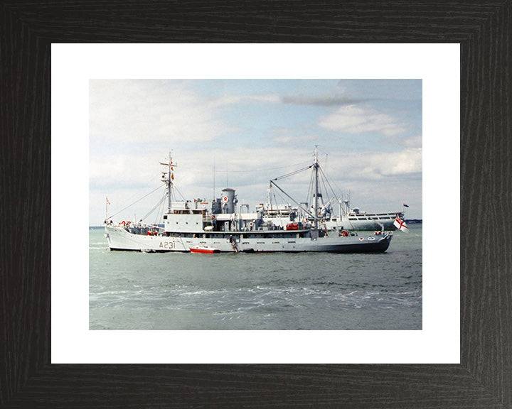 HMS Reclaim A231 Royal Navy submarine rescue vessel Photo Print or Framed Print - Hampshire Prints