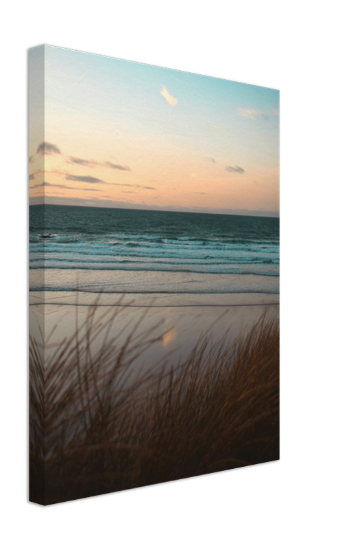 Gwithian Beach in Cornwall at sunset Photo Print - Canvas - Framed Photo Print - Hampshire Prints