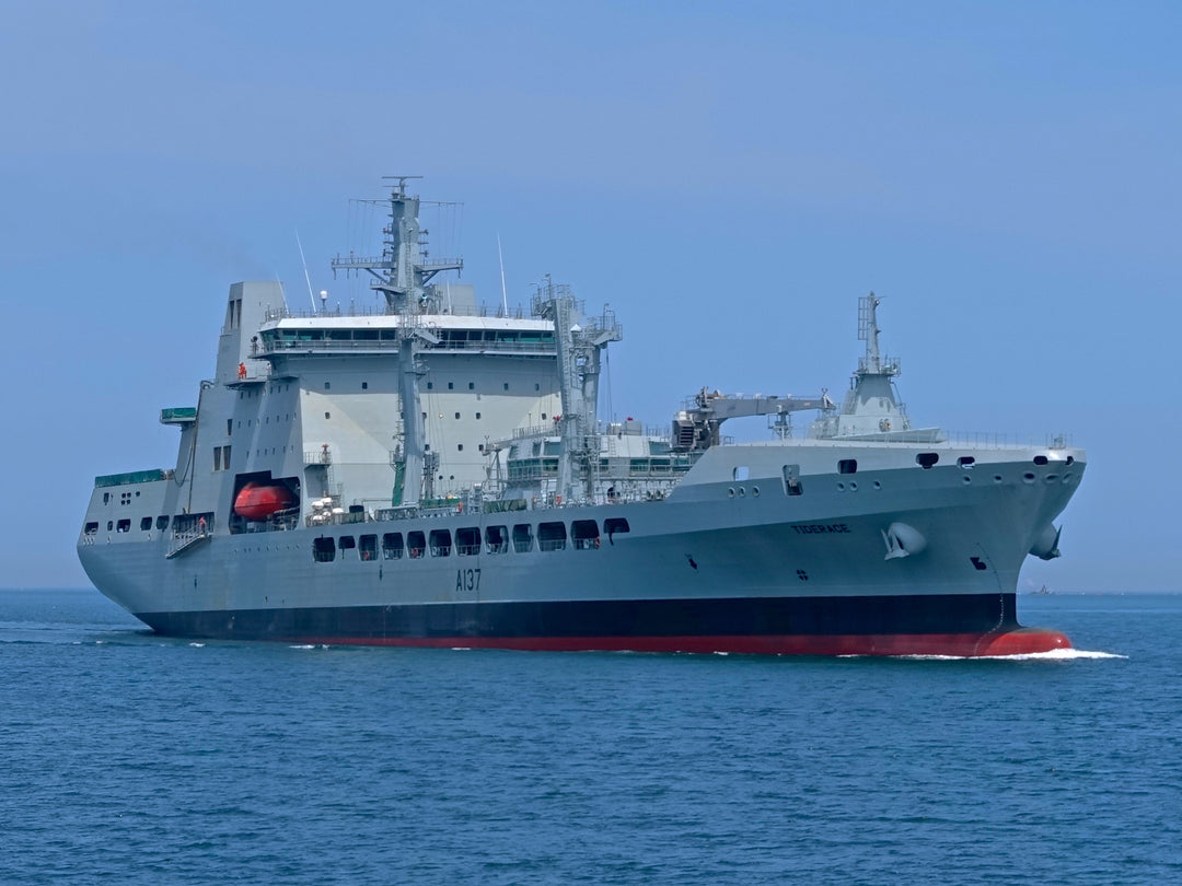 RFA Tiderace A137 Royal Fleet Auxiliary Tide class replenishment tanker Photo Print or Framed Print - Hampshire Prints