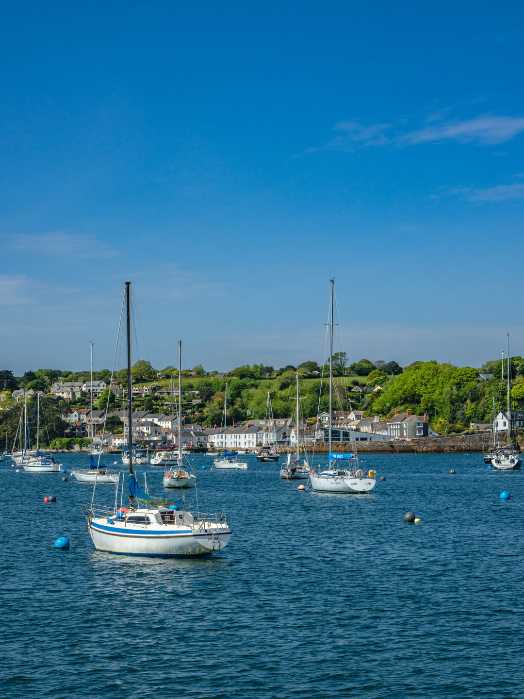 Falmouth harbour Cornwall in summer Photo Print - Canvas - Framed Photo Print - Hampshire Prints