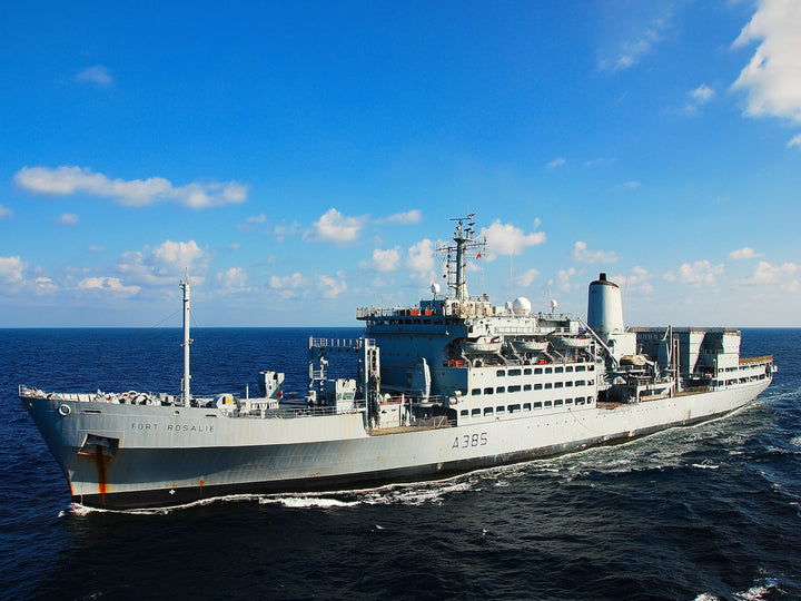 RFA Fort Rosalie A385 Royal Fleet Auxiliary Fort Rosalie Class replenishment ship Photo Print or Framed Print - Hampshire Prints